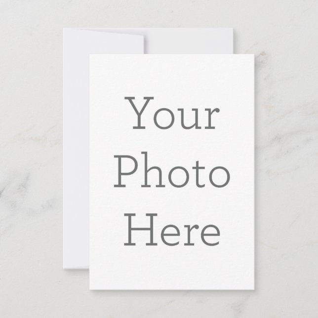 8.9 cm x 12.7 cm Tarjeta de agradecimiento plana (Anverso)