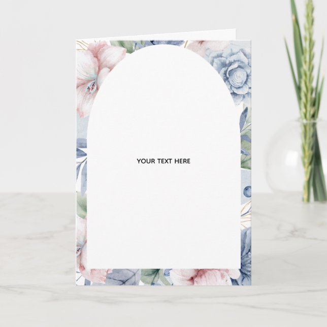Crea tu propia tarjeta de agradecimiento floral do (Anverso)