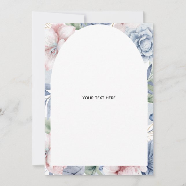 Crea tu propia tarjeta de agradecimiento floral do (Anverso)