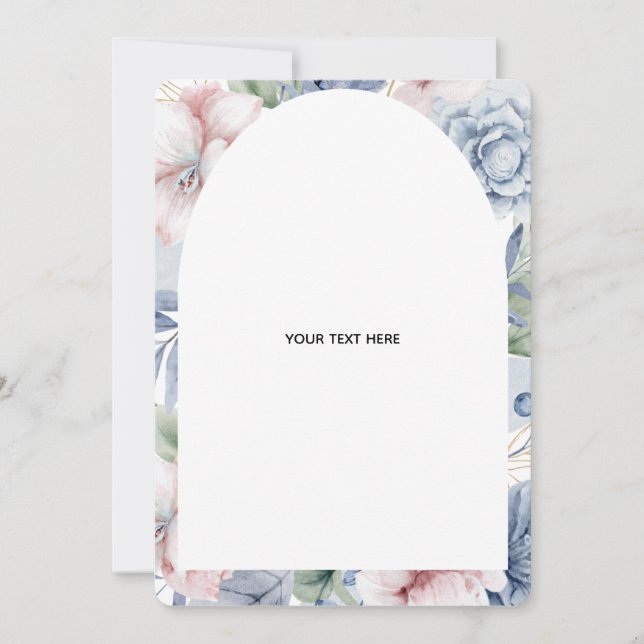Crea tu propia tarjeta de agradecimiento floral pl (Anverso)