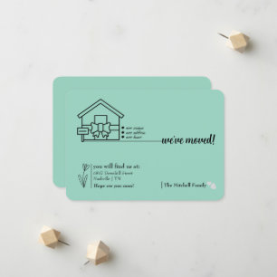 Crea tu propia tarjeta de anuncio de mudanza de 3,