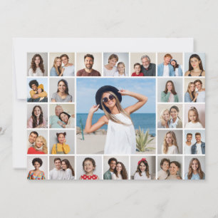 Crea tu propia tarjeta de collage de 27 fotos