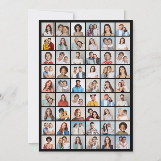 Crea tu propia tarjeta de Collage de fotos 54 (Anverso)