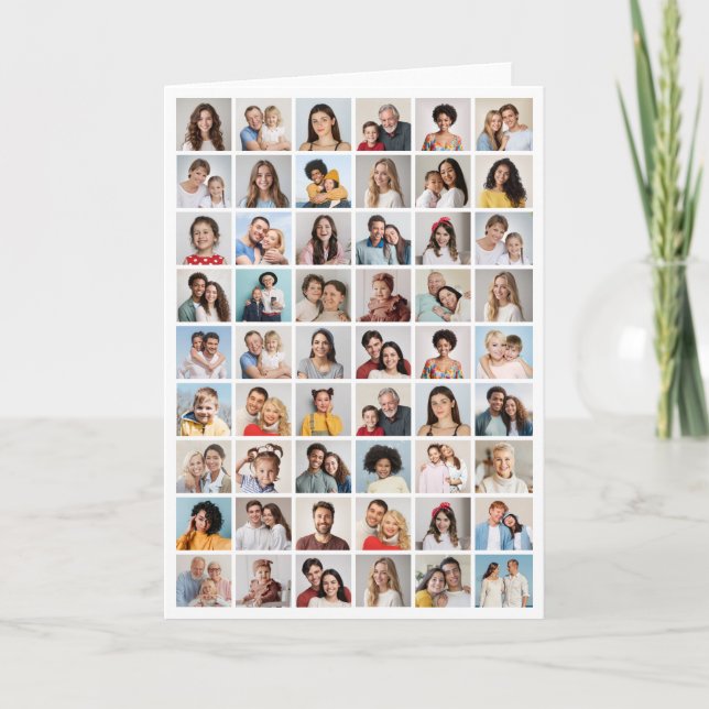 Crea tu propia tarjeta de Collage de fotos 54 (Anverso)