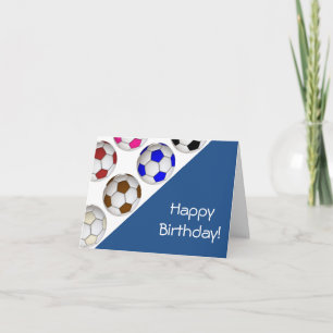 Crea tu propia tarjeta de cumpleaños de fútbol