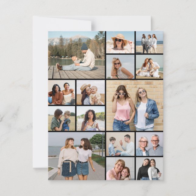 Crea tu propia tarjeta de felicitación con collage (Anverso)