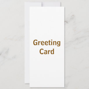 Crea tu propia tarjeta de felicitación plana de 4"