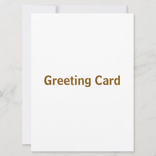 Crea tu propia tarjeta de felicitación plana de 6,