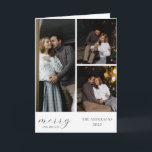 Crea Tu Propia Tarjeta de Felicitación Plegada con<br><div class="desc">Las tarjetas de felicitación con collage de fotos son la mejor manera de mostrar tus fotos favoritas de tu familia, amigos y seres queridos. La mejor opción para un regalo personalizado en ocasiones especiales. Personaliza esta plantilla añadiendo tus imágenes y fotos favoritas para mostrar algunos de tus recuerdos más preciados....</div>