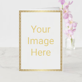 Crea tu propia tarjeta de felicitación plegada de 