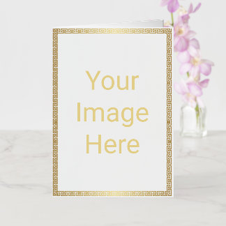 Crea tu propia tarjeta de felicitación plegada de 