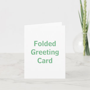 Crea tu propia tarjeta de felicitación plegada de 