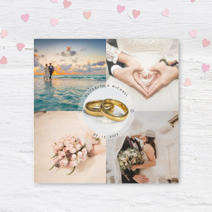Crea tu propia tarjeta de foto Boda para recién ca