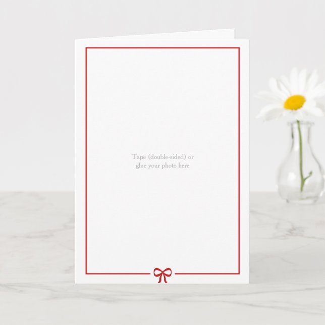 Crea tu propia tarjeta de foto - Borde de borde ro (Planta pequeña)