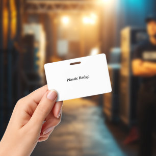Crea tu propia tarjeta de identificación de plásti