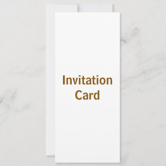 Crea tu propia tarjeta de invitación de 4" x 9,25"