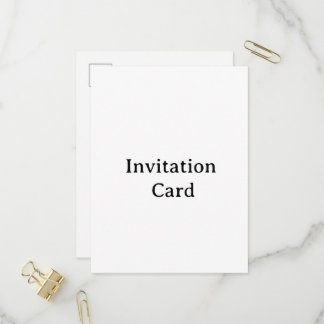 crea tu propia tarjeta de invitación simple