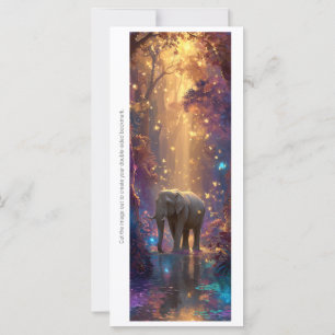 Crea tu propia tarjeta de marcador de elefante enc