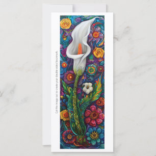 Crea tu propia tarjeta de marcadores de arte Calla