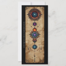 Crea tu propia tarjeta de marcadores de Mandalas c