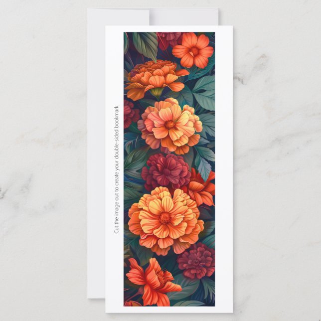 Crea tu propia tarjeta de marcapáginas de Marigold (Anverso)