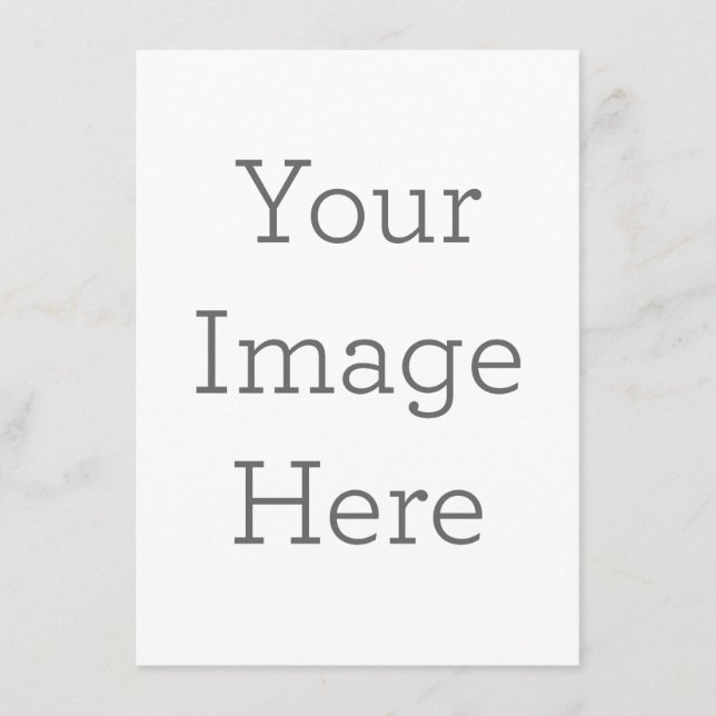 11,4 cm x 15,9 cm Tarjeta de menú plana (Anverso)