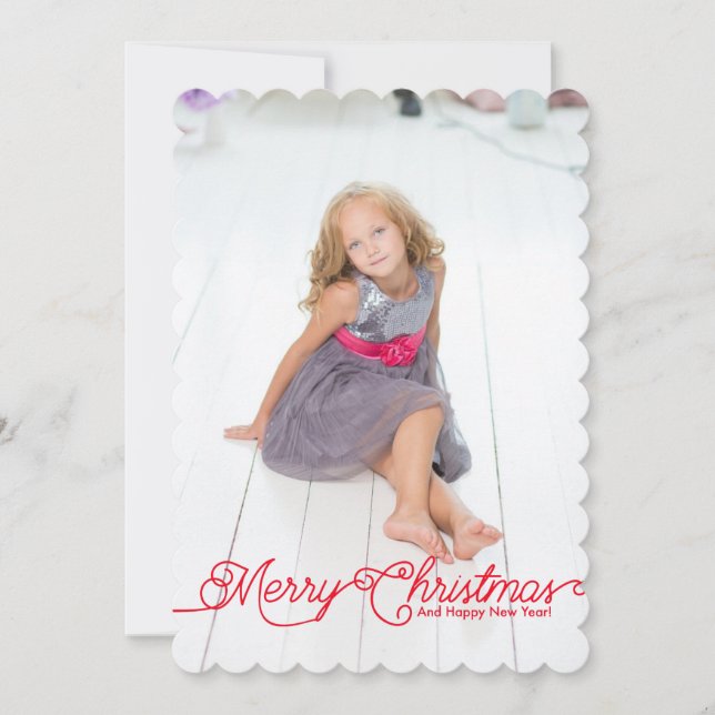 Crea tu propia tarjeta de Navidades fotográficos 5 (Anverso)