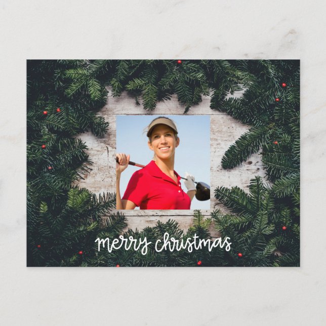 Crea tu propia tarjeta de Navidades golfistas (Anverso)