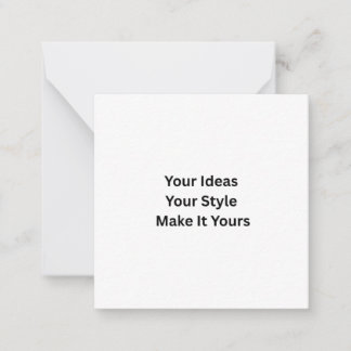 Crea tu propia tarjeta de nota de 2,5"x2,5"
