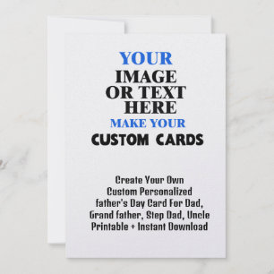 Crea Tu Propia Tarjeta De Personalizado Para Papá