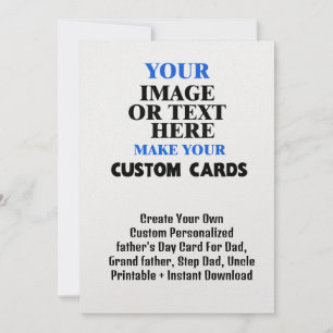 Crea Tu Propia Tarjeta De Personalizado Para Papá
