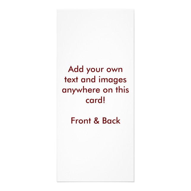 Crea tu propia tarjeta de rack (Frente)