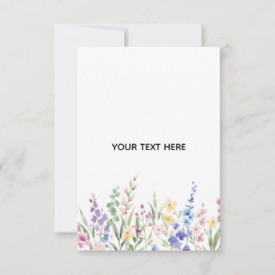 Crea tu propia tarjeta de respuesta floral
