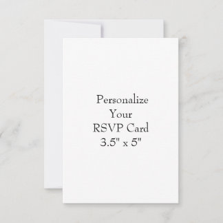 Crea tu propia tarjeta de respuesta RSVP de 3,5" x