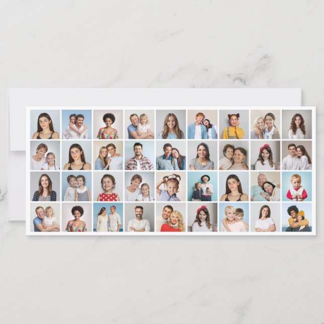 Crea tu propia tarjeta de saludo de 36 Collages de (Anverso)