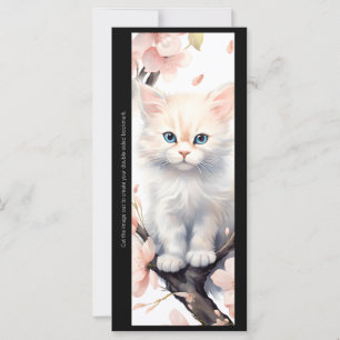 Crea tu Propia Tarjeta de Señalador de Gatito con 