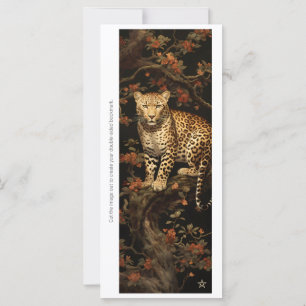 Crea Tu Propia Tarjeta de Señalador de Leopardo Sa