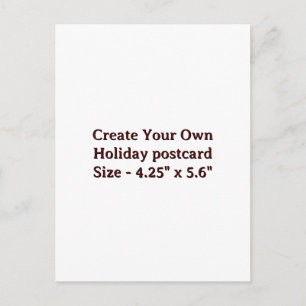 Crea tu propia tarjeta de vacaciones Tamaño 4.25"