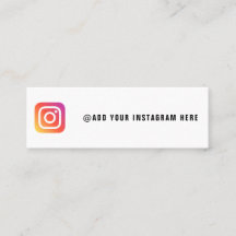 Crea tu propia tarjeta de visita de Instagram