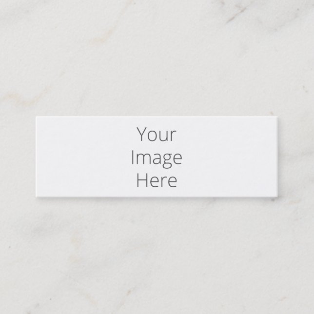 Crea tu propia tarjeta de visita Skinny (Anverso)