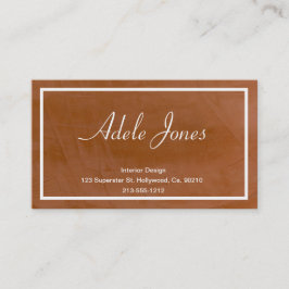 Crea tu propia tarjeta de visita Tangerina