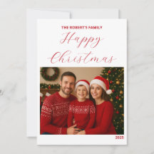 crea tu propia tarjeta familiar de Navidad