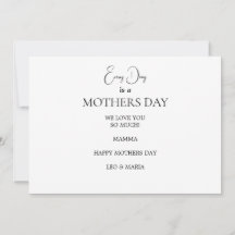 Crea tu propia tarjeta FOTOCUSTOM Happy Mothers Da