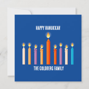 Crea tu propia tarjeta Hanukkah feliz