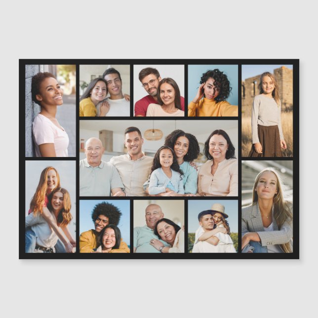 Crea tu propia tarjeta magnética de 11 Collages de (Anverso)