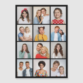 Crea tu propia tarjeta magnética de 12 Collages de