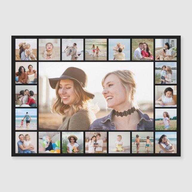 Crea tu propia tarjeta magnética de 21 Collages de (Anverso)