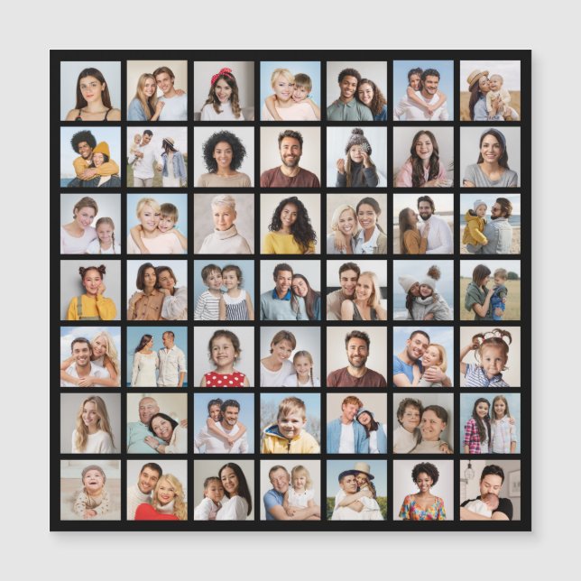 Crea tu propia tarjeta magnética de 49 Collages de (Anverso)