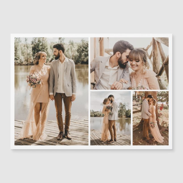 Crea tu propia tarjeta magnética de 4 Collages de  (Anverso)