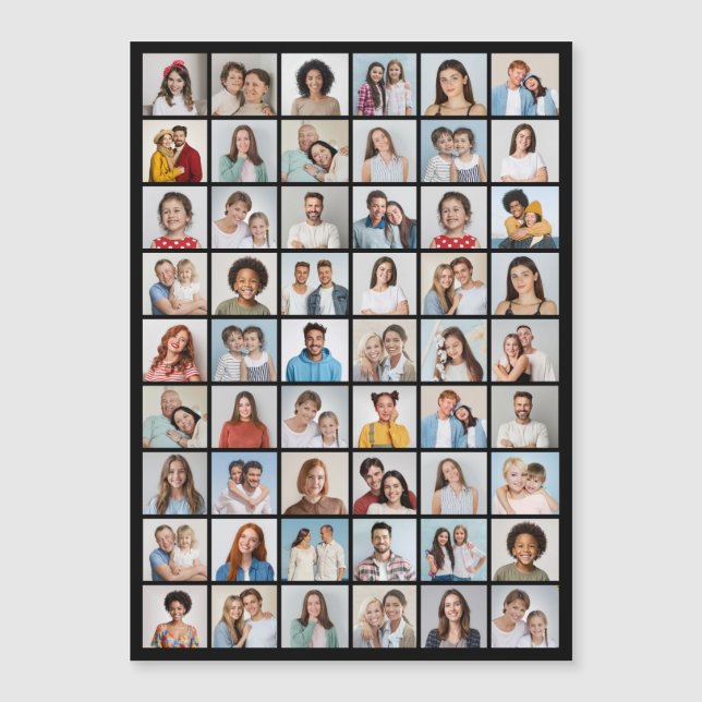Crea tu propia tarjeta magnética de 54 Collages de (Anverso)